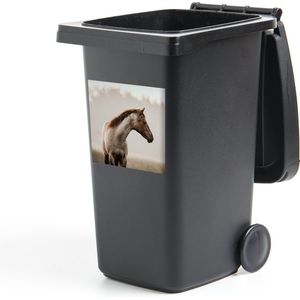 Container sticker Paard - Mist - Natuur - 40x40 cm - Kliko sticker