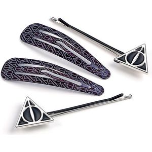 The Carat Shop Deathly Hallows Hair Clip Set - Harry Potter