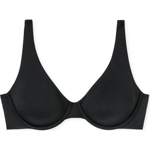 Schiesser Beugelbeha medium ondersteuning zwart - Unique Micro Dames Beha - zwart