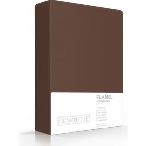 Luxe Hoeslaken Verwarmend Flanel - Taupe