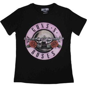 Guns N' Roses - Classic Logo Dames T-shirt - S - Zwart