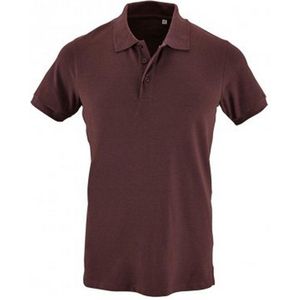 SOLS Heren Phoenix Poloshirt met korte mouwen Pique Polo (Heide Ossenbloed)