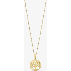 Wolff Jewelry - Tree of life - halsketting - hanger - levensboom -18 karaat goud