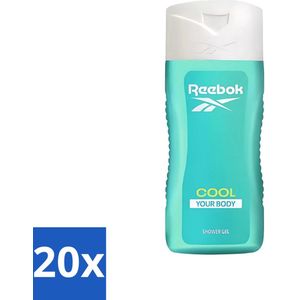 Reebok - Cool Your Body - Douchegel - 400 ml - Bulkverpakking - 20 stuks