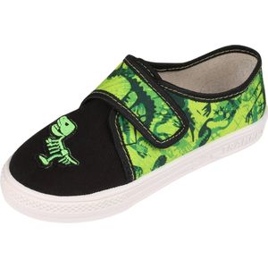 Zwart-Groene Klittenband Jongens Sneakers/Pantoffels Grześ ZETPOL