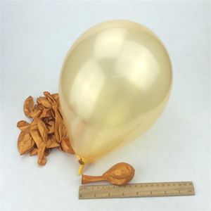 40 Stuks Stevige Ballonnen 23cm - Goud - Feest - Verjaardag - Ballon - Jarig - Party - Multipack - Groot - Glans - Mooi