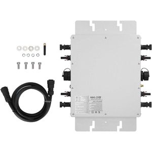 WVC-2400 micro-omvormer voor zonne-energienetwerkverbinding IP65 WiFi-besturingsomvormer 22‑60V ingang 85V‑263V uitgang