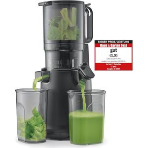 Langzame Slow Juicer met Grote Vulopening voor Hele Vruchten - Zacht en Voedzaam Sap