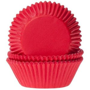 House of Marie Cupcake Vormpjes - Baking Cups - Red Velvet Rood - pk/50