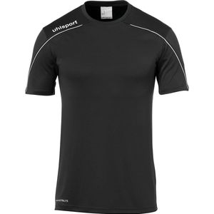 Uhlsport Stream 22 Teamshirt Junior Sportshirt - Maat 164  - Unisex - zwart/wit
