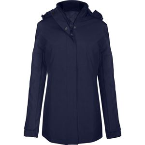 Kariban Dames/dames Hooded Parka Jasje (Marine)