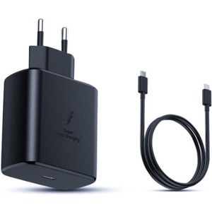 S-Combines Originele Snellader– USB C Snellader - USB C Oplader - Snellader 45W - Super Snel Laden voor Samsung - Inclusief Oplaadkabel 1 meter - Oplader voor Samsung- Snellader geschikt voor Samsung