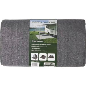 Tenttapijt 2,50x3,00M - Ademend - Antraciet grijs