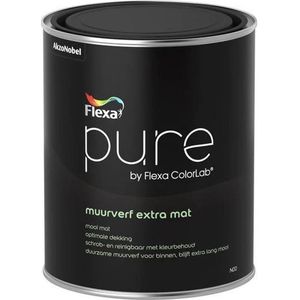 Flexa Pure Muurverf Extra Mat 1 Liter Op Kleur Gemengd
