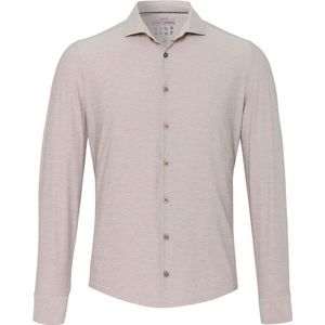 Pure - The Functional Shirt Lichtbeige - Heren - Maat 38 - Slim-fit