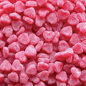 Haribo Frambozenhartjes 3kg: zachte zoete gummyhartjes (DRIE KILO)