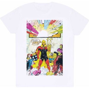 Marvel - Warlock Guantlet Mens Tshirt - S - Wit