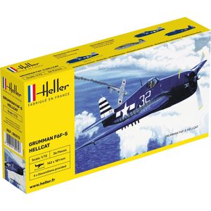 Heller - 1/72 Grumman F6f-5 Hellcathel80272 - modelbouwsets, hobbybouwspeelgoed voor kinderen, modelverf en accessoires