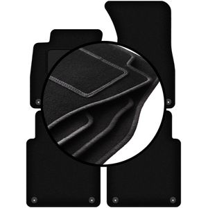 Complete set veloursmatten voor: Audi A8 D3 Lang (2002-2009)