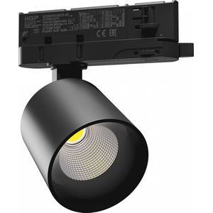 Spectrum - 3-Fase LED Railspot Artemida Max - 3000K - 12-42W DIP Switch dimbaar - 100x96 - Zwart