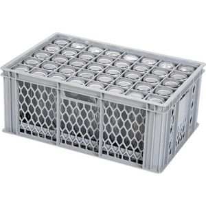 Glaskrat - Glazenkrat voor 40 glazen - max. glashoogte 222 mm - max. Ø 65mm