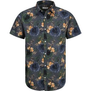 JACK&JONES JJHAWAII AOP SHIRT SS LN Heren Overhemd - Castlerock