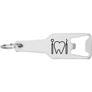 Akyol - tandarts flesopener - Tandarts - orthodontist - cadeau - verjaardag - kerst - kado - valentijn - 105 x 25mm