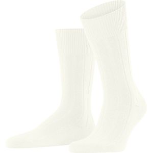 FALKE Lhasa Rib Kniekousen - Wit - Wol Kasjmier