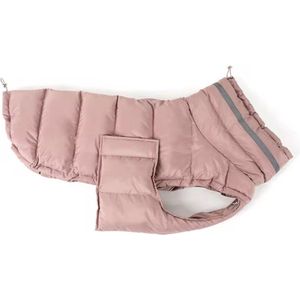 Dogs&Co Honden Winterjas Soft Pink voor grotere honden Maat S