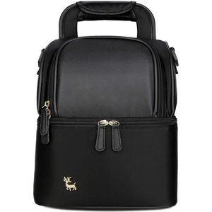 Moedermelk Babyfles Koeltas Waterdichte Baby Melk Zak Vriezer Mama Reisrugzak Draagbare Thermische Geïsoleerde Lunchbox Grote Capaciteit Handtas Zwart - Reisaccessoires Voedselopslag .