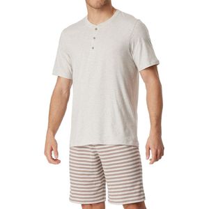 Schiesser – Casual Nightwear – Pyjama – 181164 – Beige Brown - Maat M