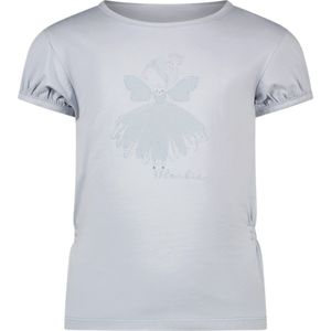 Le Chic - T-shirt NOMS met printopdruk - Blue Orchid - maat 110