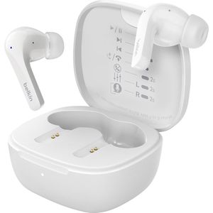 Belkin SoundForm Motion Headset True Wireless Stereo (TWS) In-ear Gesprekken/Muziek/Sport/Elke dag Bluetooth Wit