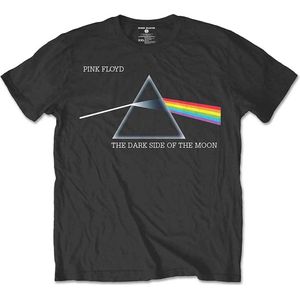 Pink Floyd - Dark Side Of The Moon Courier Kinder T-shirt - Kids tm 10 jaar - Zwart