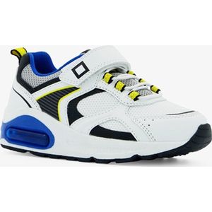 Blue Box jongens sneakers met gele details - Wit - Uitneembare zool - Maat 30