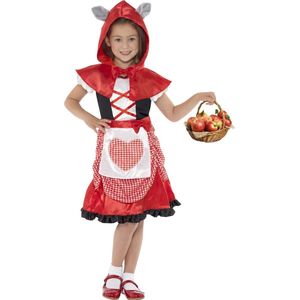 Rood sprookjes kostuum voor meisjes  - Kinderkostuums - 104-116