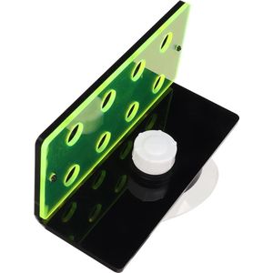 6 Gaten Fluorescerende Groene Koraal Frag Houder Acryl Aquarium Koraal Rekken - Geschikt voor Live Koralen .