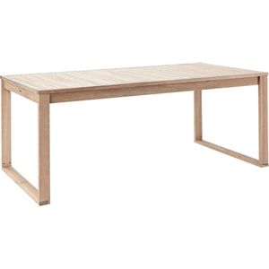 NATERIAL - Uitschuifbare tuintafel SOLARIS - Uitschuifbare tafel voor 6 tot 8 personen - 180/240x100cm - Eettafel - Houten tafel - -Acacia