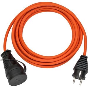 5m verlengsnoer oranje - voor buitengebruik - IP44 - Made in Germany