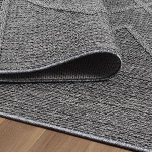 Natur Vloerkleed Xantha Buitenkleed Sisal Laagpolig Indoor en Outdoor Grijs- 120x170 CM