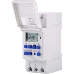 Din Rail Timer Lcd-scherm Wekelijks Programmeerbare Elektronische Relaistijd 16 AAN en UIT Timer voor Automatisch AAN/UIT Schakelen Allerlei Elektrische Apparatuur(24V)