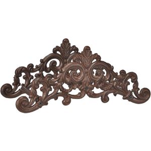 Ibenzoa® Decoratieve Wandgemonteerde Tuinslanghouder van Gietijzer met Nostalgische Uitstraling en Compact Design