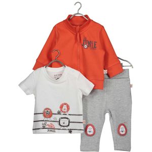 Blue Seven - newborn 3-delige set - grijs