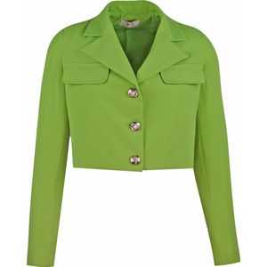 Verysimple • korte groene blazer • maat XS (IT40)