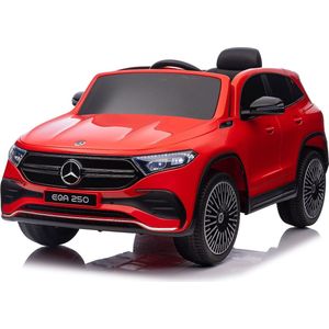 Mercedes EQA - Elektrische kinderauto - 12V Accu Auto - Voor Jongens en Meisjes - Afstandsbediening - Rood