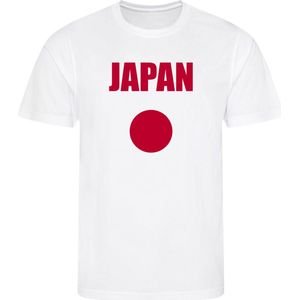 WK - Japan - 日本 - T-shirt Wit - Voetbalshirt - Maat: XXL - Wereldkampioenschap voetbal 2022