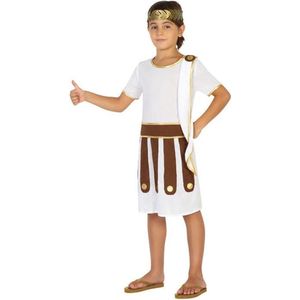 Wit Romeins kostuum voor jongens - Verkleedkleding - Maat 134-146