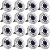 16 x SOLAR tuin LED grond oprit lamp