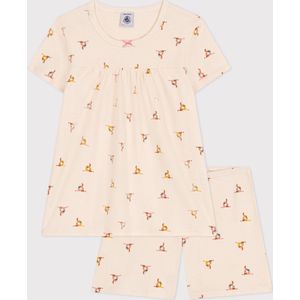 Petit Bateau Katoenen pyjamashort met dierenprint voor kinderen Meisjes Pyjamaset - Meerkleurig - Maat 92/98