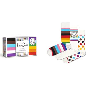 Happy Socks giftbox 3P sokken pride multi - 41-46